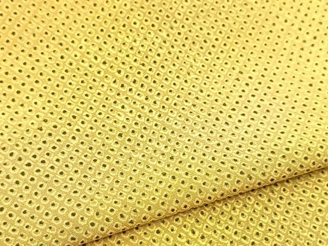平和屋着物■小紋　鹿の子文様　暈し染め　洗える着物　BAAX9397yc