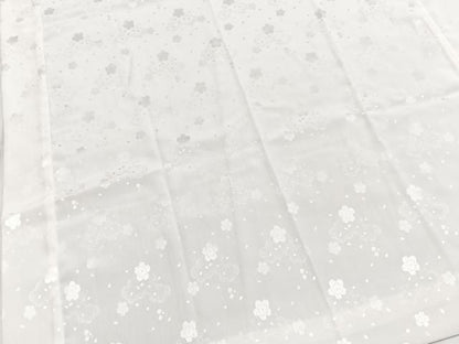 平和屋着物■長襦袢　単衣　桜散らし地紋　洗える着物　BAAX9401yc