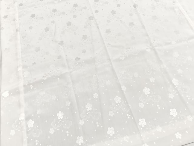 平和屋着物■長襦袢　単衣　桜散らし地紋　洗える着物　BAAX9401yc
