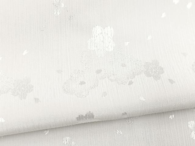 平和屋着物■長襦袢　単衣　桜散らし地紋　洗える着物　BAAX9401yc