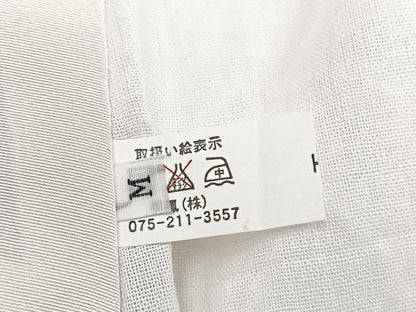 平和屋着物■長襦袢　単衣　桜散らし地紋　洗える着物　BAAX9401yc
