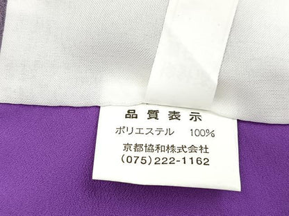 平和屋着物■小紋　幾何学文様　洗える着物　BAAX9405yc