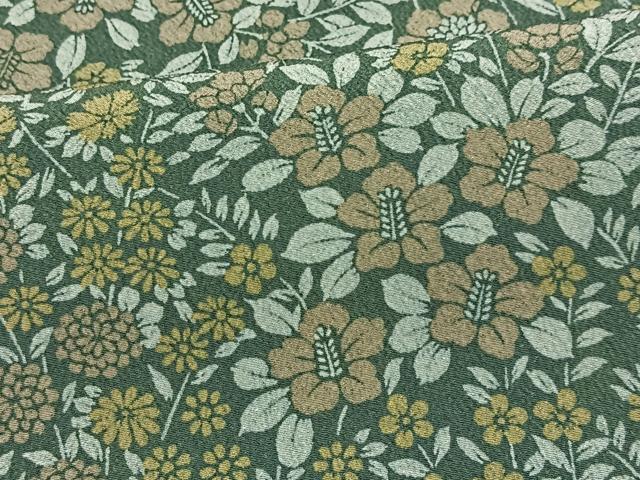 平和屋着物■小紋　草花文　洗える着物　BAAX9424yc