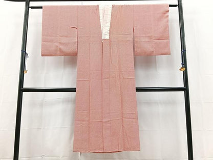 平和屋着物■長襦袢　無双仕立て　鹿の子文様　洗える着物　未使用　BAAX9431yc
