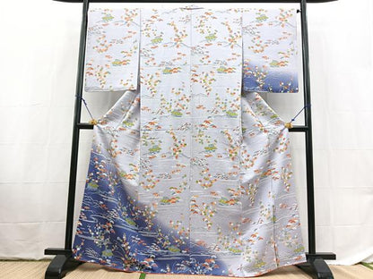 平和屋着物■訪問着　松竹梅御所解文　暈し染め　金彩　正絹　逸品　BAAX9434yc