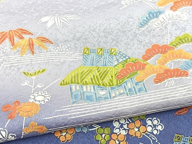 平和屋着物■訪問着　松竹梅御所解文　暈し染め　金彩　正絹　逸品　BAAX9434yc