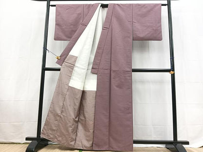 平和屋着物■小紋　幾何学文様　洗える着物　BAAX9435yc