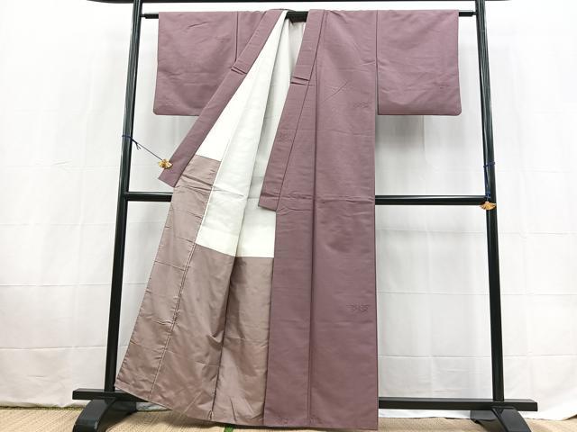 平和屋着物■小紋　幾何学文様　洗える着物　BAAX9435yc