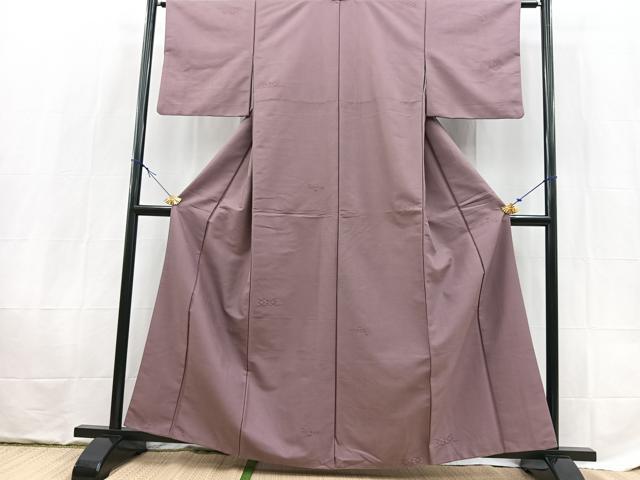 平和屋着物■小紋　幾何学文様　洗える着物　BAAX9435yc