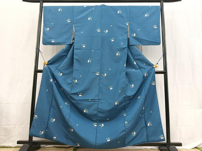 平和屋着物■小紋　成り物　洗える着物　BAAX9458yc