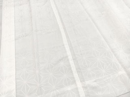 平和屋着物■長襦袢　無双仕立て　麻の葉文様　洗える着物　BAAX9476yc