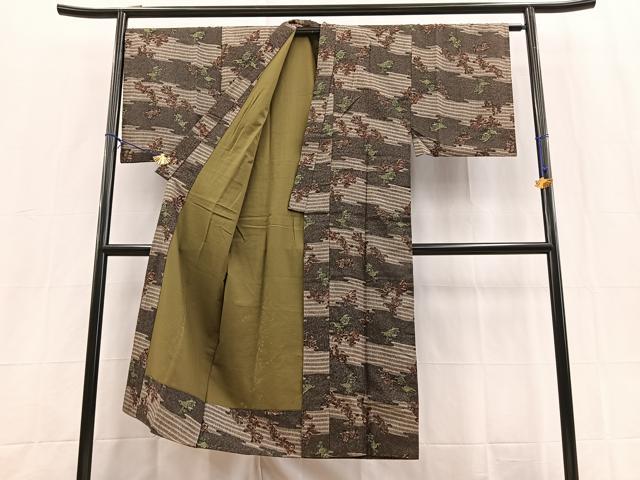 平和屋着物■男性　小紋　唐獅子文　BAAX9481yc
