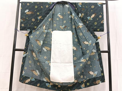 平和屋着物■男性　長襦袢　無双仕立て　吉祥文　未使用　BAAX9484yc