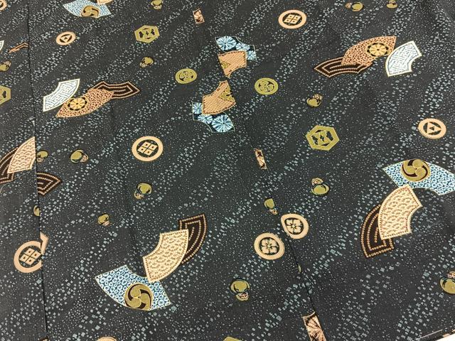 平和屋着物■男性　長襦袢　無双仕立て　吉祥文　未使用　BAAX9484yc