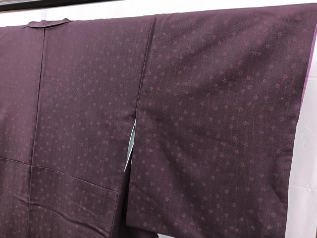 平和屋着物■訪問着　草花文　洗える着物　BAAX9495yc