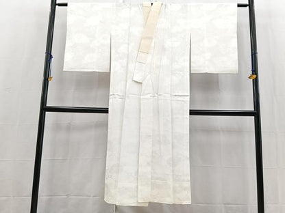 平和屋着物■長襦袢　無双仕立て　亀甲花文　洗える着物　未使用　BAAX9496yc