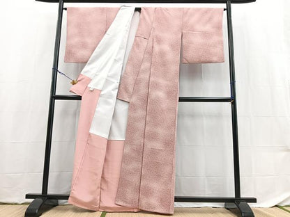 平和屋着物■小紋　松竹梅文　暈し染め　洗える着物　BAAX9499yc