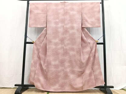 平和屋着物■小紋　松竹梅文　暈し染め　洗える着物　BAAX9499yc