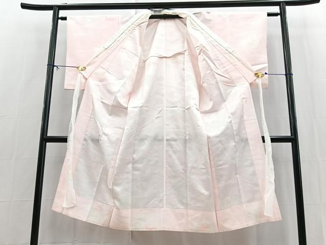 平和屋着物■長襦袢　無双仕立て　流水草花地紋　暈し染め　洗える着物　BAAX9506yc