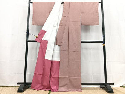 平和屋着物●江戸小紋　鮫小紋柄　さんび謹製　洗える着物　未使用　BAAX9510yc