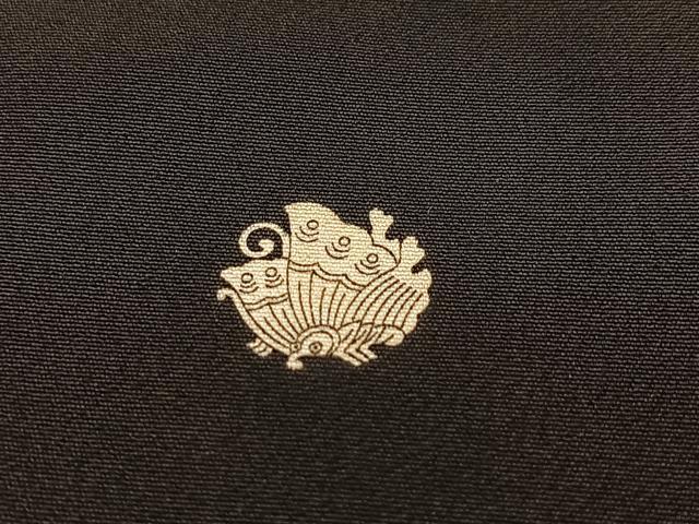 平和屋着物■豪華黒留袖　飛鶴風景文　金銀彩　正絹　逸品　BAAX9513yc