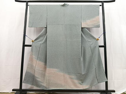 平和屋着物■訪問着　エ霞文　暈し染め　正絹　逸品　BAAX9514yc