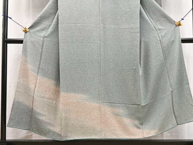 平和屋着物■訪問着　エ霞文　暈し染め　正絹　逸品　BAAX9514yc
