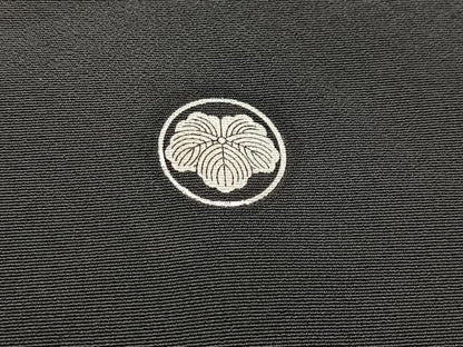 平和屋着物■豪華黒留袖　友禅　作家物　鴛鴦花文　正絹　逸品　BAAX9516yc