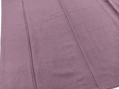 平和屋着物■上質な色無地　紋意匠　二藍色　正絹　逸品　BAAX9520yc