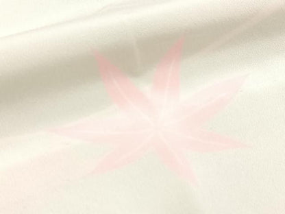 平和屋着物■長襦袢　単衣　楓文　正絹　逸品　BAAX9526yc