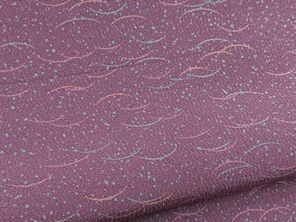 平和屋着物■上質な小紋　芝草文　正絹　逸品　BAAX9532yc