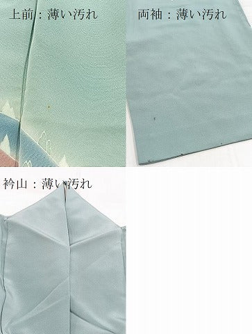 平和屋着物■豪華色留袖　友禅　作家物　松竹梅風景文　暈し染め　正絹　逸品　BAAX9533yc