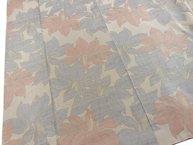 平和屋着物■本場大島紬　花尽くし　正絹　逸品　未使用　BAAX9535yc