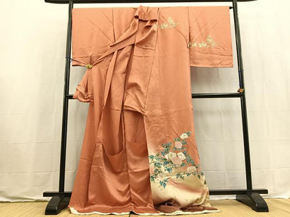 平和屋着物■訪問着　仮絵羽　金彩箔匠　森園都織恵の世界　暈し染め　金彩　逸品　BAAX9545yc