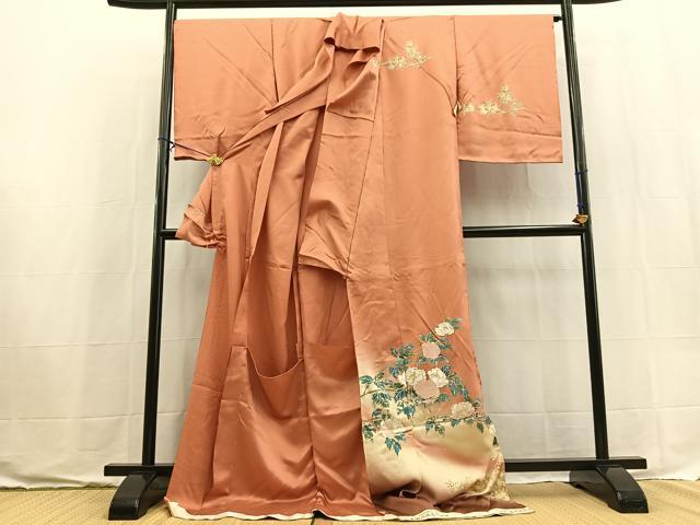 平和屋着物■訪問着　仮絵羽　金彩箔匠　森園都織恵の世界　暈し染め　金彩　逸品　BAAX9545yc