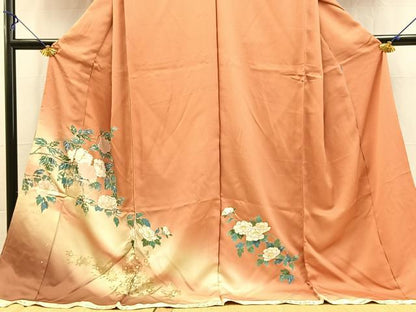 平和屋着物■訪問着　仮絵羽　金彩箔匠　森園都織恵の世界　暈し染め　金彩　逸品　BAAX9545yc