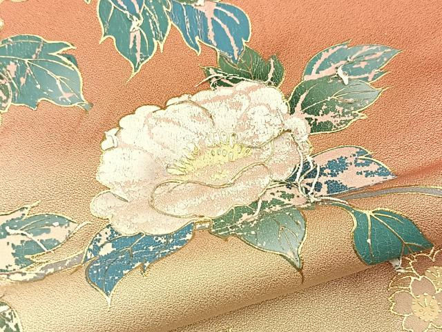 平和屋着物■訪問着　仮絵羽　金彩箔匠　森園都織恵の世界　暈し染め　金彩　逸品　BAAX9545yc