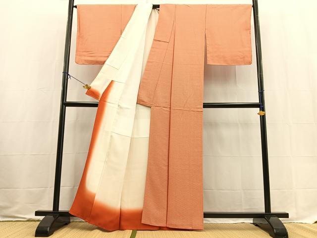 平和屋着物■江戸小紋　網代文　正絹　逸品　BAAX9553yc