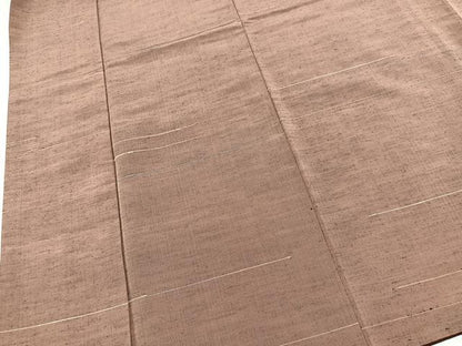 平和屋着物■上質な紬　横段文　正絹　逸品　BAAX9559yc