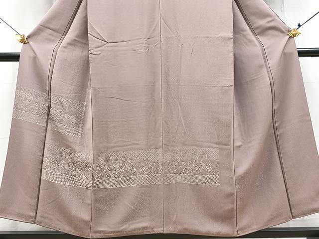 平和屋着物■色留訪問着　寿光織　更紗花蝶文　金彩　正絹　逸品　BAAX9586yc