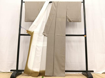 平和屋着物●江戸小紋　作家物　鮫小紋柄　正絹　逸品　未使用　BAAX9602yc