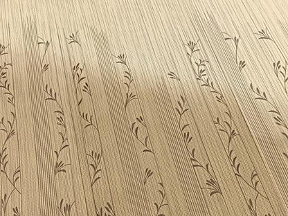 平和屋着物●訪問着　本場染大島紬　草葉文　暈し染め　正絹　逸品　未使用　BAAX9604yc