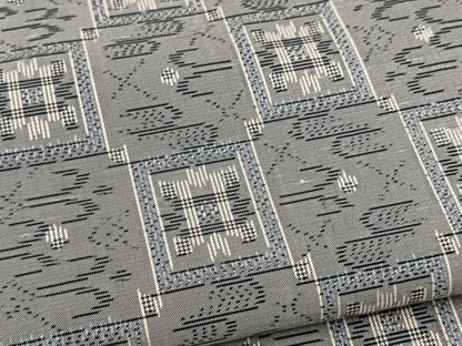 平和屋着物■本場大島紬　琉球絣文様　正絹　逸品　BAAX9628yc