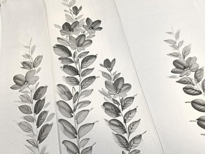 平和屋着物■訪問着　手描き　草花文　暈し染め　正絹　逸品　BAAX9635yc