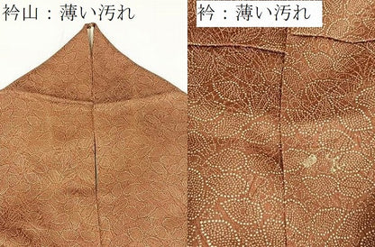 平和屋着物■江戸小紋　草木文　正絹　逸品　BAAX9637yc