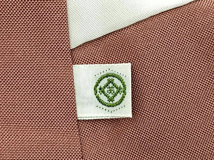 平和屋着物■上質な紬　糸巻き車文　松坂屋扱い　正絹　逸品　未使用　BAAX9644yc