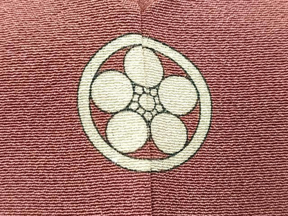 平和屋着物●上質な色無地　浅蘇芳色　ロング丈　正絹　逸品　未使用　BAAX9646yc