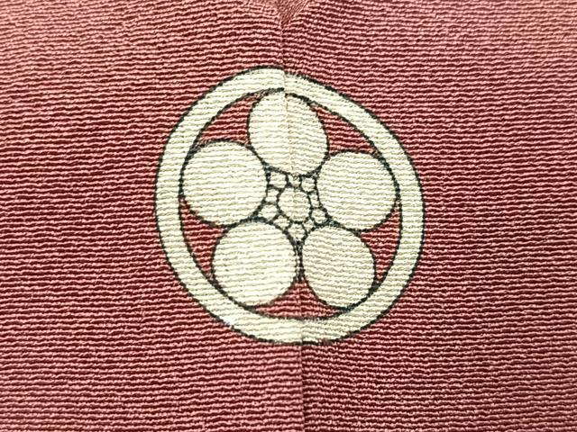 平和屋着物●上質な色無地　浅蘇芳色　ロング丈　正絹　逸品　未使用　BAAX9646yc