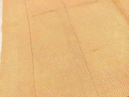 平和屋着物■大変加工の良い総絞り小紋　正絹　逸品　BAAX9647yc
