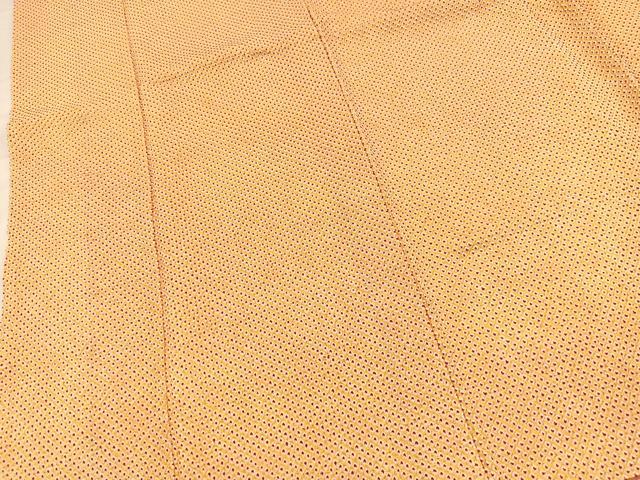 平和屋着物■大変加工の良い総絞り小紋　正絹　逸品　BAAX9647yc